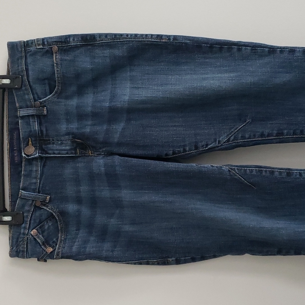 ROCK & Republic Emo Mid Rise Straight Leg Dark Wash Denim Jeans Size 10 - Picture 5 of 9